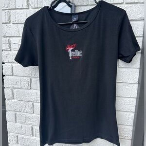 Vintage Black Cherry Three Olives Vodka Short Sleeve T-Shirt